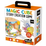 Cumpara ieftin Headu - Set creativ Cub din lemn creeaza povesti magice 3-6 ani