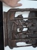 Sculptura vintage africana cu Nasterea Domnului