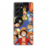 Husa compatibila cu Samsung Galaxy S21 Ultra Silicon Gel Tpu Model One Piece Crew