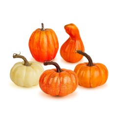 Decoratiune de toamna &ndash; dovleci decorativi &ndash; 6 modele &ndash; plastic Best CarHome