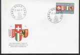 Switzerland 1965 Wallis, Neuenburg, Geneva, FDC K.358