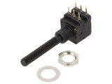 Potențiometru Axial 200&Omega; 200mW THT 6mm Plastic Stereofonic