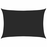 Cumpara ieftin Panza parasolar, negru, 5x6 m, HDPE, 160 g/m&sup2;
