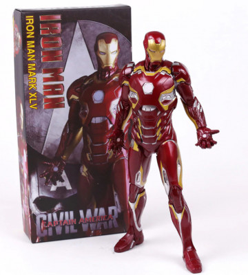 Figurina Iron Man Marvel MCU Avanger MARK XLV MK 30 cm foto