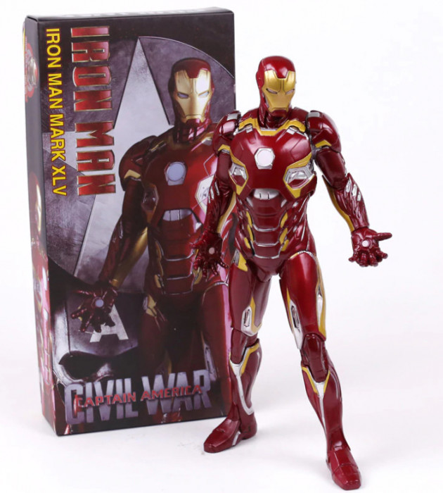 Figurina Iron Man Marvel MCU Avanger MARK XLV MK 30 cm