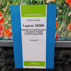 Florin Costiniu, Legea nr. 10/2001, Hotărâri ale Curții Europene..., vol. II 165