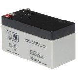 Acumulator AGM 1.3Ah 12V seria MW Power,MWS1.3-12,terminal de conexiune F1,