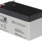 Acumulator AGM 1.3Ah 12V seria MW Power,MWS1.3-12,terminal de conexiune F1,