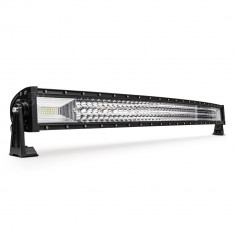 Proiector LED BAR model "CURBAT" pentru Off-Road, ATV, SSV, putere 729 W, culoare 6500K, tensiune 9-36V, dimensiuni 1300 x 80 x