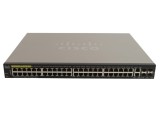 Switch Cisco SG350-52P-K9 gestionat, cu 48 de porturi de 1 Gb PoE+ și 4 porturi SFP de 1 Gb