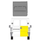 Panou usa, hayon spate FORD TRANSIT (V184/5), 05.2000-04.2006; TRANSIT/TOURNEO (V347/8), 05.2006-04.2013, partea dreapta, metal galvanizat; pana la g