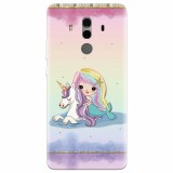 Husa silicon pentru Huawei Mate 10, Mermaid Unicorn Play