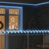 vidaXL Lumină cu sfoară cu 240 LED Alb Rece 10 m PVC 42018944