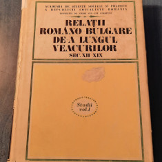 Relatii romano bulgare de-a lungul veacurilor sec. 12 - 19 vol. 1 M. Berza