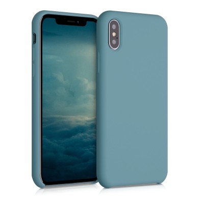 Husa pentru Apple iPhone X / iPhone XS, Silicon, Albastru, 42495.207 foto