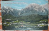Carte postala, Busteni, vedere generala, 1917