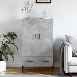 vidaXL Dulap &icirc;nalt, gri beton, 69,5x31x115 cm, lemn prelucrat