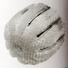 Aplicatoare Textile pentru Ceară - finisaj Kirjes, Manșoane pentru suporturi gonflabile Kirjes 1ks.Veľk&yacute; hr&iacute;bik pr.42x40 mm