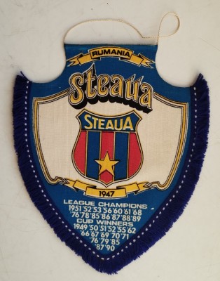 Fanion foarte frumos al echipei Steaua București, Rom&amp;acirc;nia foto