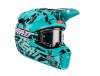 Casca Moto Leatt 3.5 Black Blue + Ochelari 4.5 Cadou (ECE, DOT) Protectie Maxima