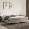 vidaXL Protectie Saltea 200x200x5 cm, Alb, Poliester 100%, Husa protectie moale, Confortabila, Prelungeste viata saltelei