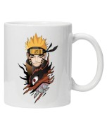 Cana alba personalizata Naruto 2, INOVATIX&reg;. 330ml