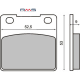 Placute frana Suzuki GSX/ GSF Bandit/ RG /SV/ GSXR/ TL Cod Produs: MX_NEW 225100720RM