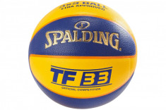 Mingi de baschet Spalding TF 33 In/Out Official Game Ball 76257Z albastru foto