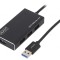 Hub USB 3.0 PnP Negru 4 Porturi 5Gbps