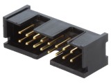 Conector IDC TE Connectivity 16 pini 2x8 THT 2,54mm negru 5103309-3