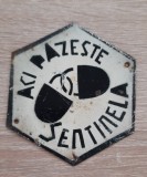 RAR:Tabla veche emailata perioada interbelica