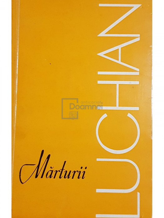 Marin Mihalache - Mărturii despre Luchian (editia 1966)