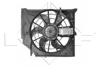 NRF 47026 Ventilator, radiator foto