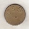 bnk jt Romania - jeton CSB - FV - varianta stele in 5 raze