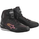 MBS Ghete moto fete ALPINESTARS Stella Faster-3, negru/roz, 42, Cod Produs: 34052489PE