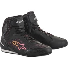 MBS Ghete moto fete ALPINESTARS Stella Faster-3, negru/roz, 40.5, Cod Produs: 34052487PE