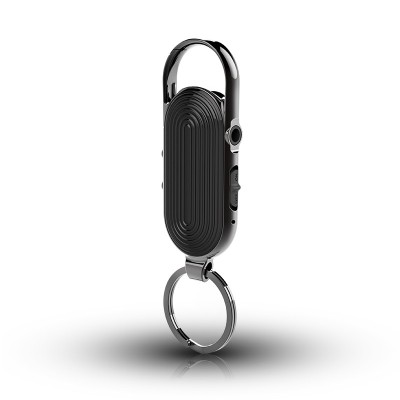 Reportofon Spion Integrat In Breloc TSS-S22, Memorie 8 GB Inclusa, MP3 Player, Activare Vocala,Negru foto