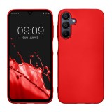 Husa Kwmobile pentru Samsung Galaxy A15 5G, Rosu, Silicon, KWM000021MJ003C, Carcasa