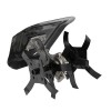Cultivator Motocoasa Micul Fermier GF-1294, 28mm, 9 Dinti, Sapa Pamant, Otel, Negru