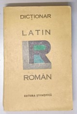 DICTIONAR LATIN-ROMAN de GH. GUTU , Bucuresti 1966 foto