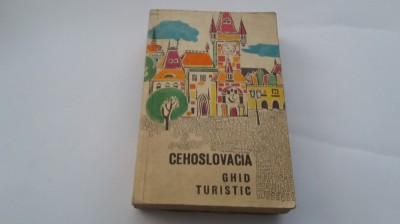 CEHOSLOVACIA - GHID TURISTIC CONTINE HARTA R18 foto