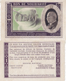 1940, 1 franc (P-KL.02A) - Franța - stare UNC