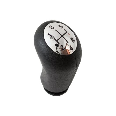 Nuca schimbator de viteze, Modecar, 5 viteze, Compatibil Renault Clio II 98-05, Negru/Crom foto