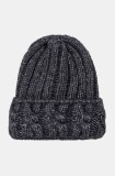 Answear Lab caciula de lana culoarea gri, din tricot gros