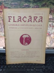 Flacăra Literară, Artistică, Socială, anul VII No. 36, 8 septembrie 1922, Ivan Bunin, Ion Minulescu, Iser, C. Rădulescu Motru, Anton Cehov, 103