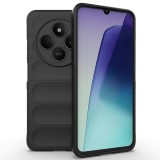 Husa antisoc pentru xiaomi redmi 14c, margini striate, magic shield, black