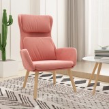 vidaXL Scaun de relaxare, roz, catifea