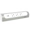Bloc multipriza unghiular 3x2P+T si USB A+C aluminiu Legrand 694504