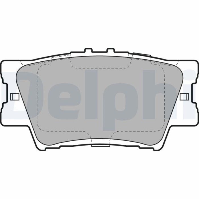 DELPHI LP2004 set placute frana,frana disc