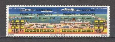 Dahomey.1966 5 ani cooperarea Franta-Dahomey-supr. MD.36 foto